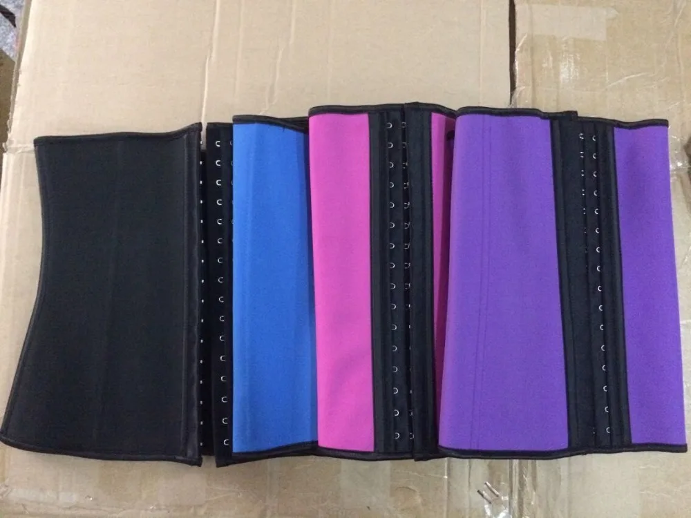 

instyles 9 steel bone Latex Waist Cincher Corset Body Shaper Rubber Loss Girdle Slimming Belt Waist