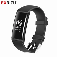 EXRIZU X9 Smart Band Smart Wristband Fitness Bracelet Health Tracker with OLED Touchpad Monitor Heart Rate Bluetooth 4.0 IP67