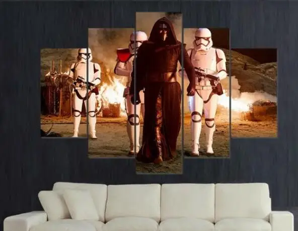 Звездные войны The Force Пробуждает фильм плакат домашнего декора стены искусства