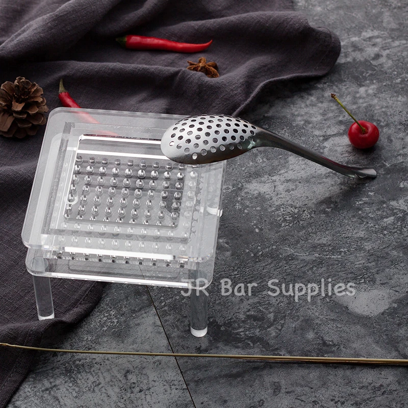 100PCS Molecular Mixologist Slotted Bar Spoon Pack of 100