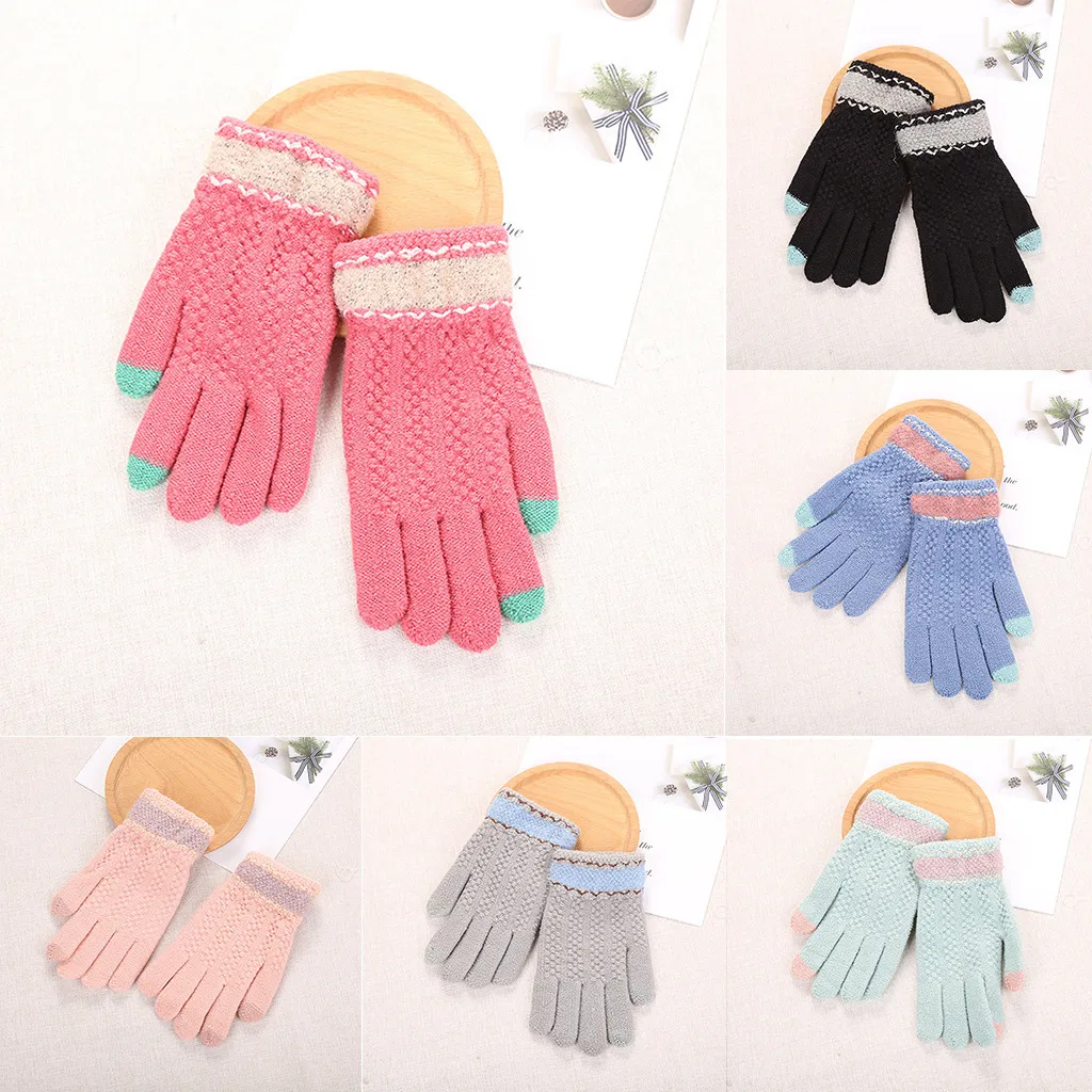 CHAMSGEND женские зимние перчатки с бантом для верховой езды мягкие теплые крутые модные Dec7