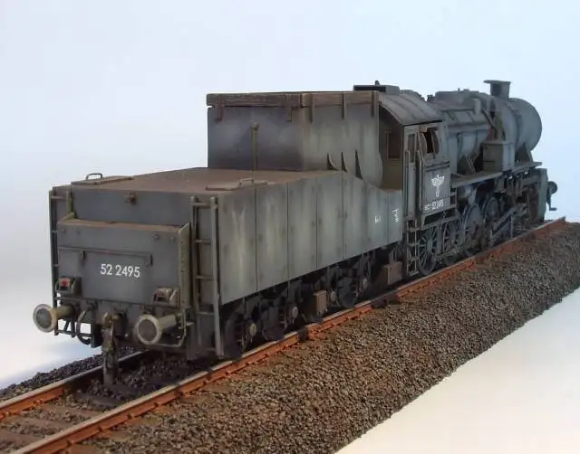 Немецкая модель паровоза BR 52 1/72|steam locomotive model|steam locomotivelocomotive model |