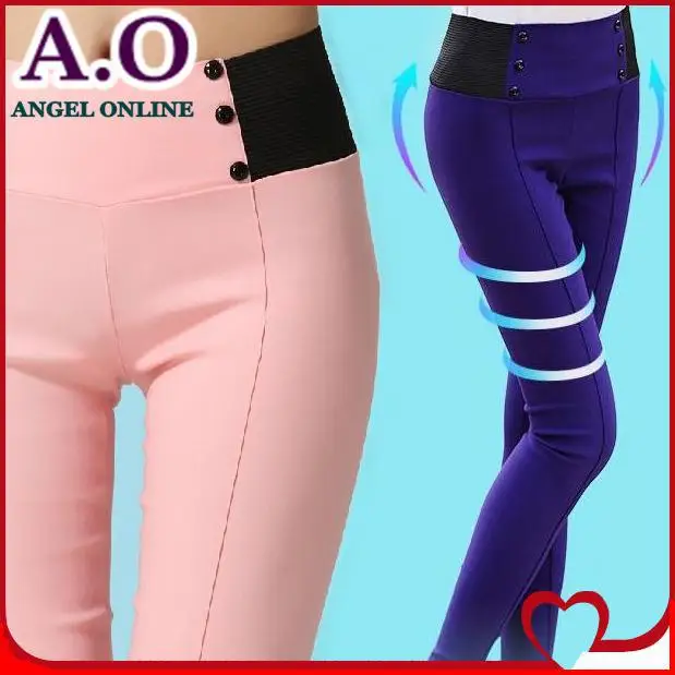 jeans woman slim high waist denim pants trousers Cotton