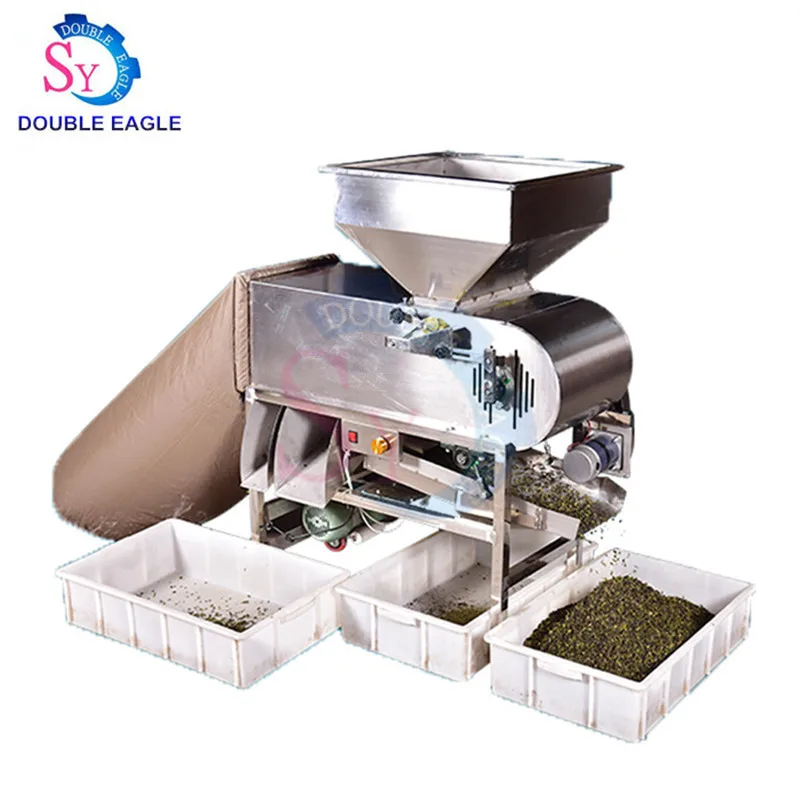 US $1.162.00 High output profession stainless steel automatic grain fanning sorting machinecorn black tea cleaning machine 220v