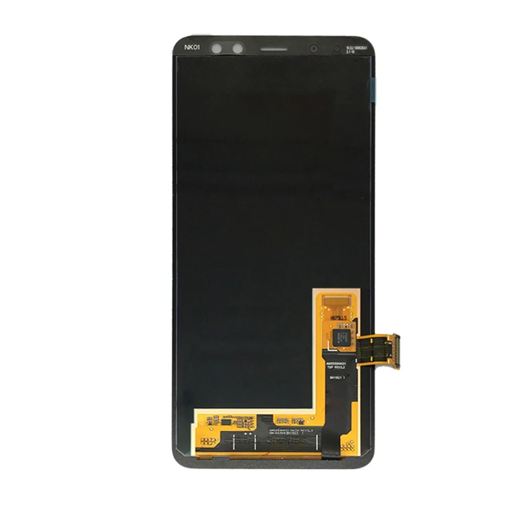 5 6 ''amoled A530F ЖК дисплей для SAMSUNG GALAXY A8 2018 A530 A530DS A530N сенсорный экран испытания