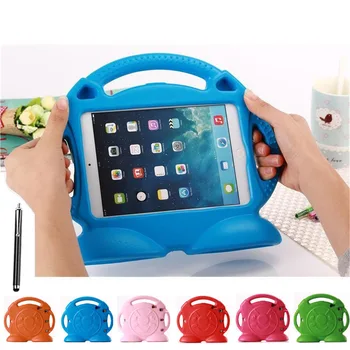 

XSKEMP For iPad Air iPad 5 9.7 A1474 A1475 A1476 3D Cartoon Handle Stand Kids Shockproof EVA Foam Tablet Protective Case Cover