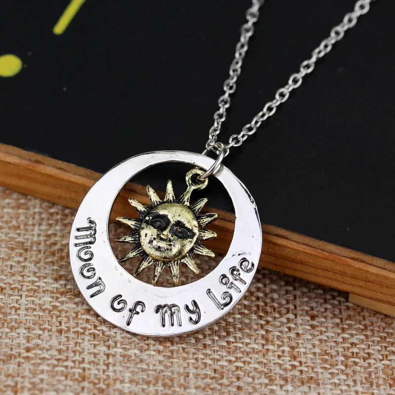 

Freeshipping Khaleesi Necklaces Game of Thrones necklace moon of my life necklace Sun and Stars necklace
