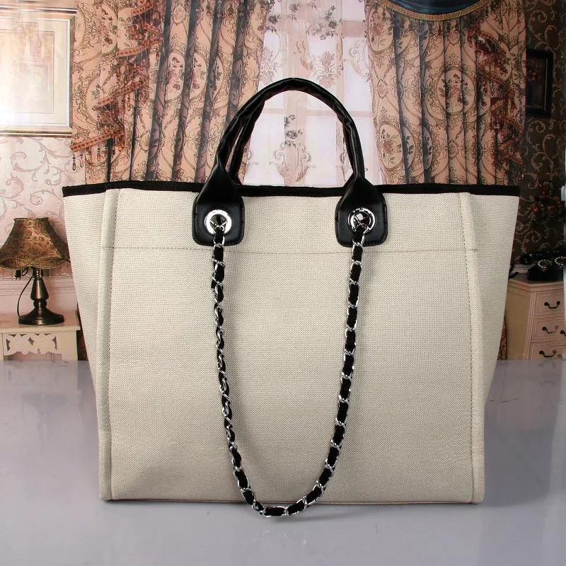 

Women Large Capacity Tote Canvas Shoulder Bag Shopping Bag Beach Bags Casual Tote Feminina