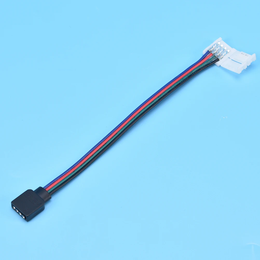 2 шт. 10 мм 4 Pin светодиодные ленты разъем для 5050 3528 SMD цветных (RGB) светодиодных лент