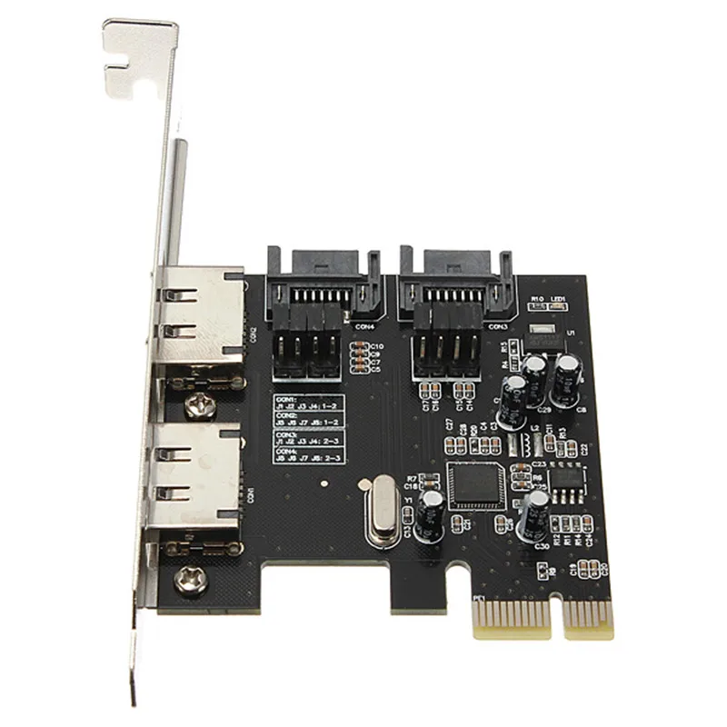 Оптовая продажа pci-e для SATA3 SATA3.0 6 ГБ/сек. три поколения PCIe ESATA SATA III карты расширения pci-e Экспресс адаптер