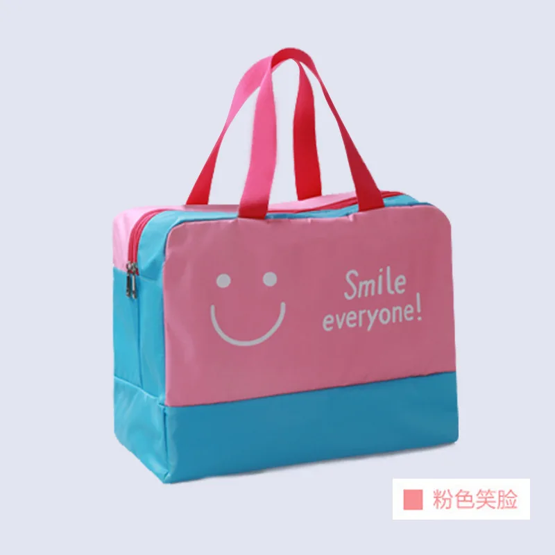 Горячее улыбающееся лицо водонепроницаемые косметички с разноцветным узором Милая косметика для путешествий дамская сумка женская косметичка-40