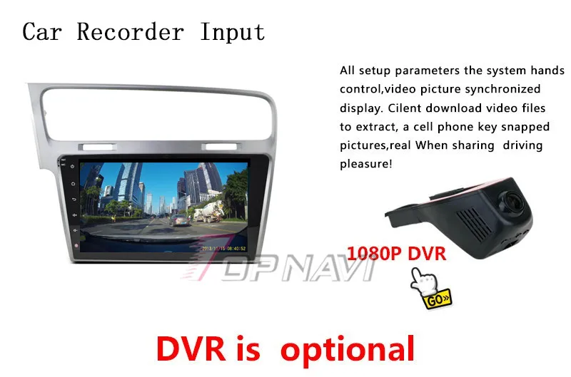 Discount Topnavi 10.2" Quad Core Android 6.0 Car GPS Navigation for VW Golf 7 Autoradio Multimedia Audio Stereo,NO DVD 34
