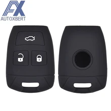 AX 3 кнопки для Fiat Croma Bravo силиконовый чехол для дистанционного ключа Fob оболочка обложка кожа держатель