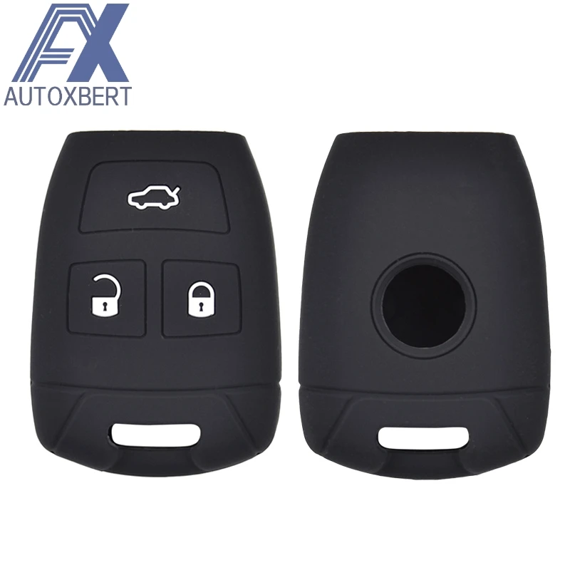 

AX 3 Button For Fiat Croma Bravo Silicone Remote Key Case Fob Shell Cover Skin Holder
