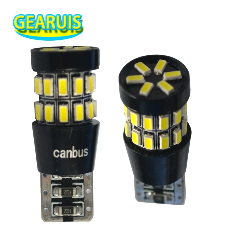 

Светодиодные лампы T10 W5W 30 SMD 3014, 10 шт., 12 В, автомобильные светильник ные светильник пы для Volkswagen MK6 GTI Gol Jetta Sport Wagen Canbus