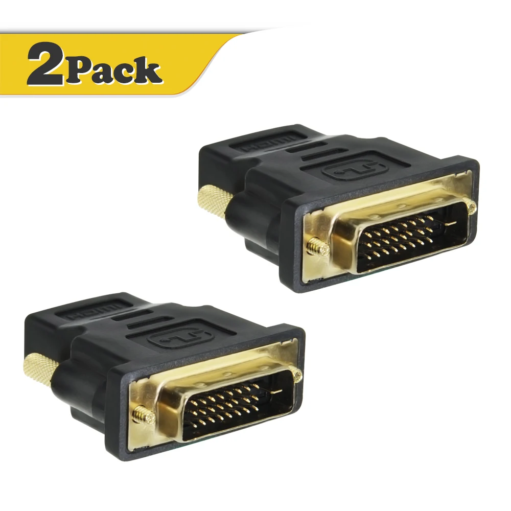DVI D to HDMI adapter Converter HDMI Female to DVI 24+1 Male M F Dual