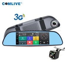 2016 новый 3 Г WCDMA беспроводной Android GPS Navi автомобильный ВИДЕОРЕГИСТРАТОР камеры bluetooth WI-FI FM двойная камера заднего вида тире камеры автомобильный видеорегистратор dvr