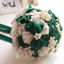 SoAyle великолепный Кристальный Свадебный букет брошь свадебные аксессуары подружки невесты Искусственные Свадебные цветы Свадебные букеты