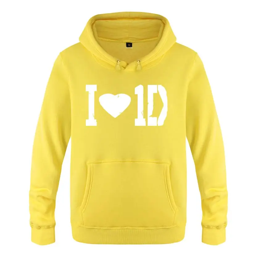 I Love 1D One Direction Rock толстовки для любителей музыки мужские 2018 флисовый пуловер с
