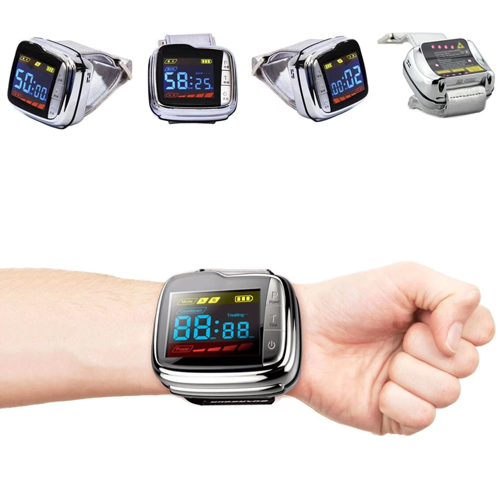 

LASTEK New Laser Acupuncture Health Watch Physical Therapy Machine for High Blood Pressure and Cardiovascular Laser Watch
