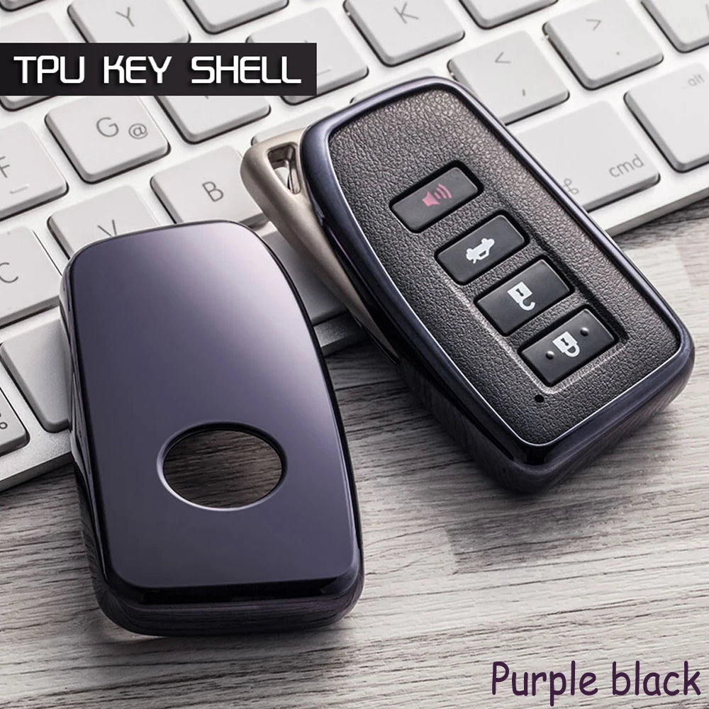 

Key protection case 2/3/4 Buttons Smart keyfob cover shell For Lexus NX GS RX IS ES GX LX RC 250 350 LS 450H New TPU Soft Set