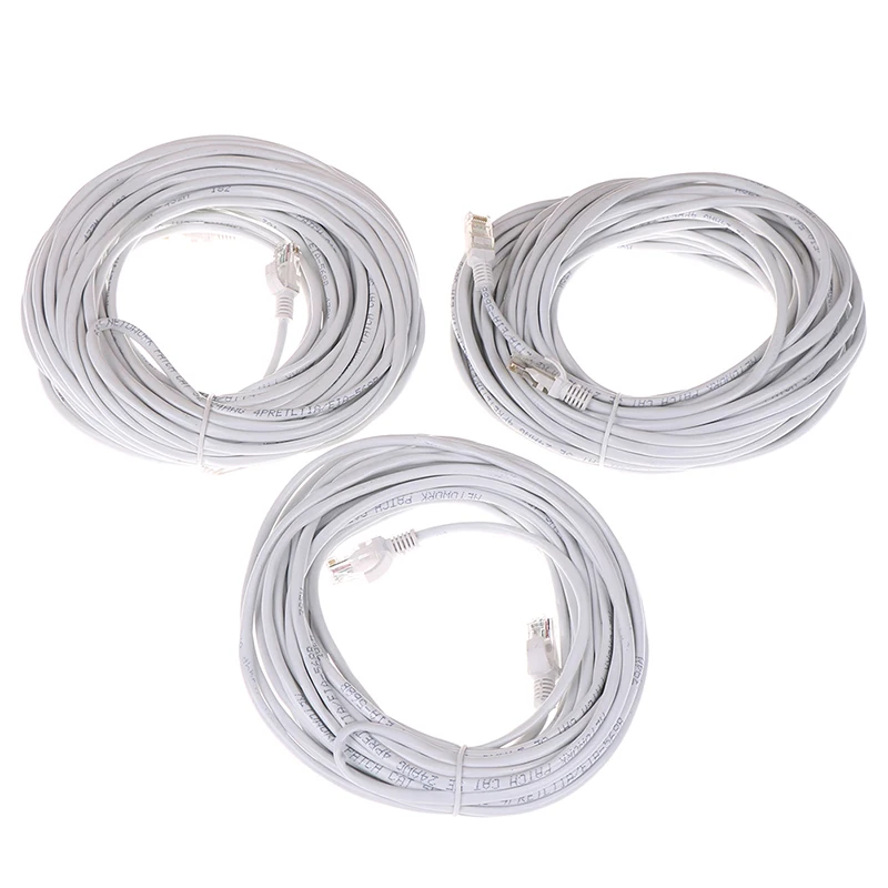 10/15/20/30 м Ethernet Интернет LAN CAT5e сетевой кабель для компьютерного модемного
