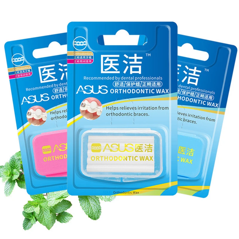 Non scratch Dental Orthodontics Braces Gum Protection Wax 3 Flavor