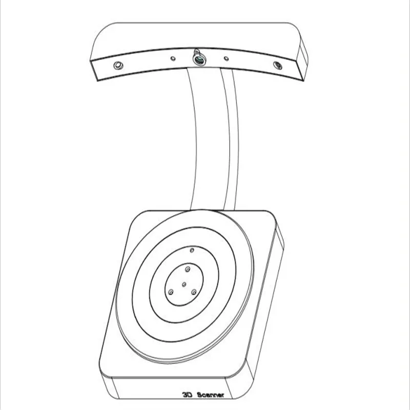 Sunhokey Высокая точность портативный Sun-scan настольный 3D сканер для 3d принтера