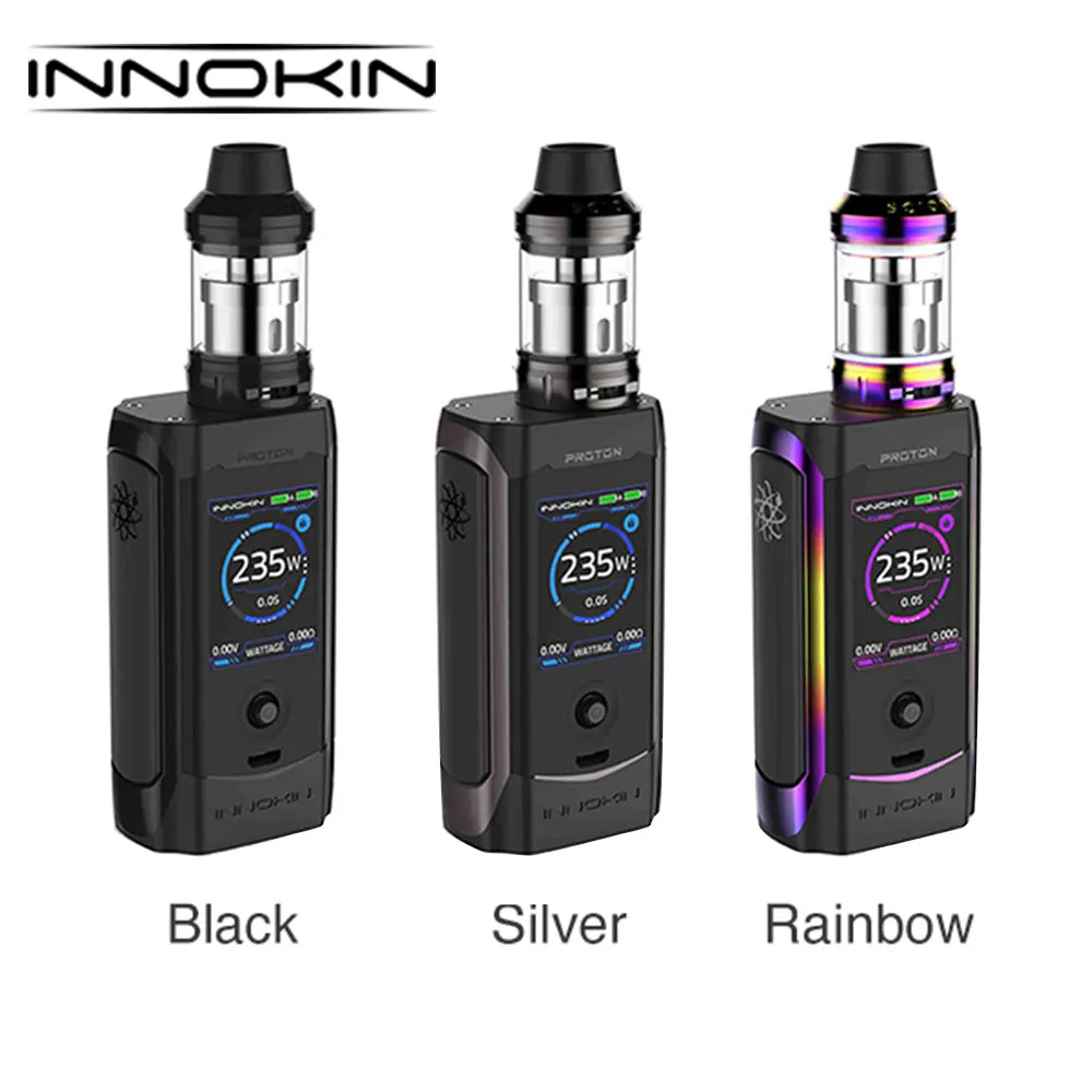 Оригинальный 235 Вт Innokin Протон Scion 2 TC Комплект ж/235 Вт Протон мод и 5 мл Scion 2 Танк e-сигареты вейп набор VS Протон коробка мод