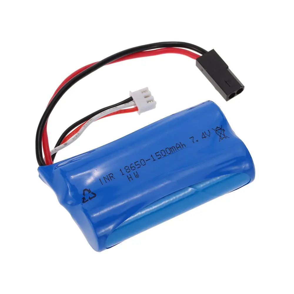 EBOYU SUBOTECH 7.4V 1500mAh Lipo Battery with USB Charger for SUBOTECH BG1506 BG1507 BG1513B RC Car