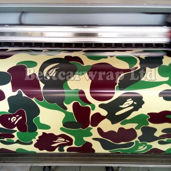 

FULL CAR CAMO KIT GRAPHICS STICKERS DECALS CAMOUFLAGE BONNET ROOF VINYL WRAP Vehicle / boat covering size 1.52x30m/Roll
