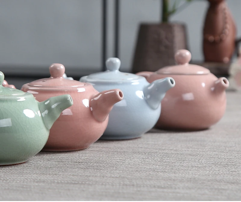High quality Ge Kiln Kungfu Tea set,China tea set,Kung Fu Tea Cup,Travel Tea Pot Chinese Porcelain Teacup Set Drinkware Gift