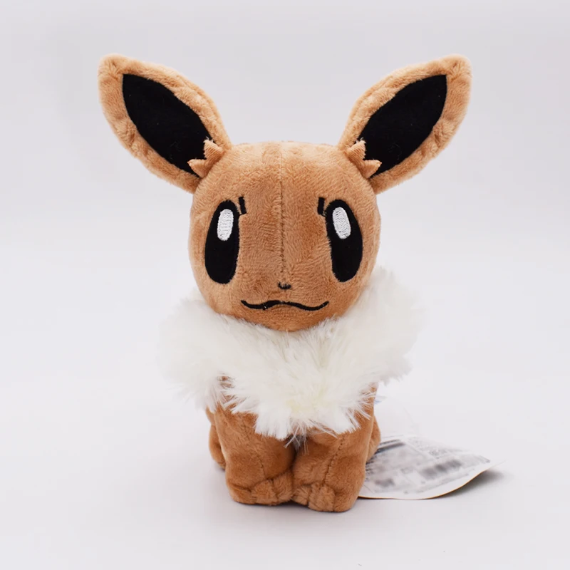 7," Новое поступление Eevee плюшевые игрушки куклы мягкие животные Аниме фигурки Детские игрушки для детей подарок на день рождения