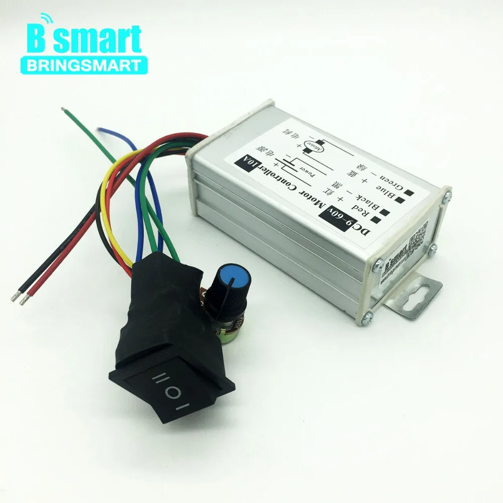 Bringsmart CCM6D ШИМ 12В контроллер скорости двигателя 9В 60В Реверсивный ходовой