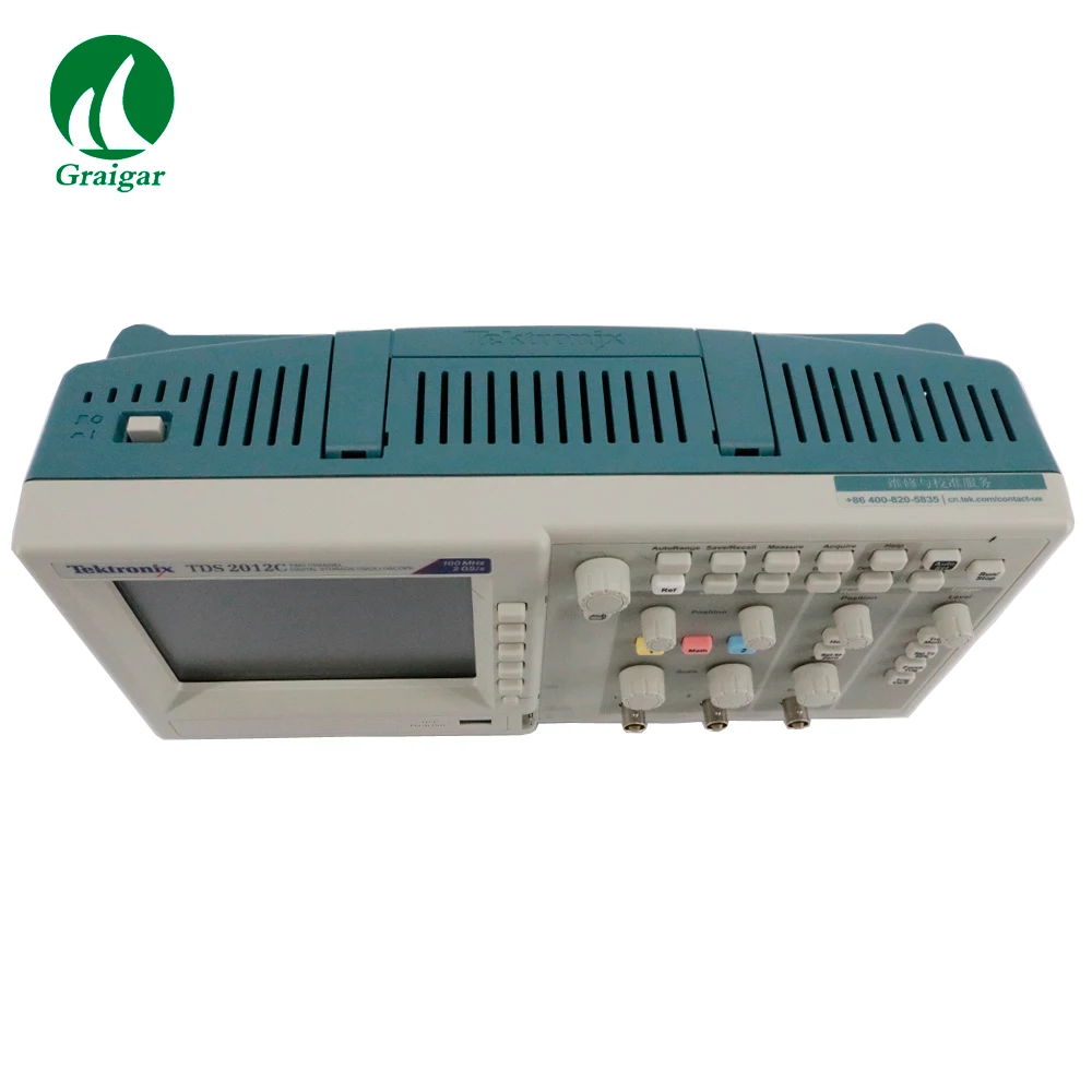 Цифровой осциллограф Tektronix TDS2012C 2 5 k точки в любое время ширина диапазона 4 канала: