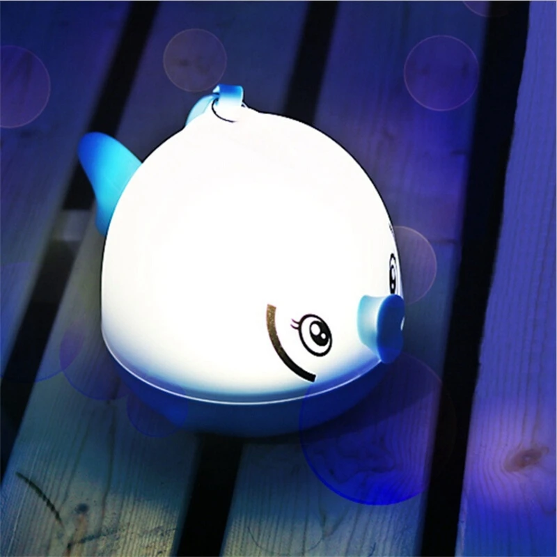 Lucky Fish Starry Sky Projector LED Night Light Wireless Remote Control Novelty Rotating Friends Gift Night Lamp for Baby Kids (5)