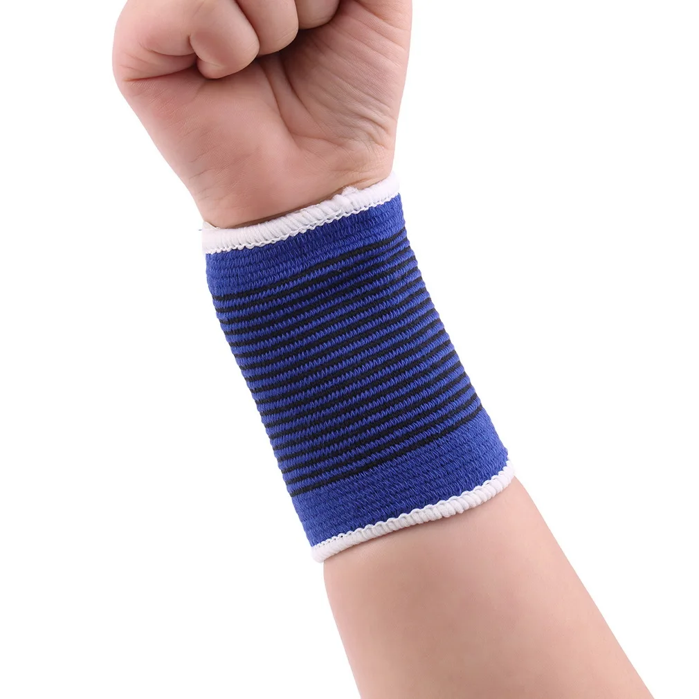1 пара мягкий эластичный дышащий браслет для поддержки запястья спортивный Бандаж Компрессионный кровообращение для мужчин и женщин инструмент для спортзала