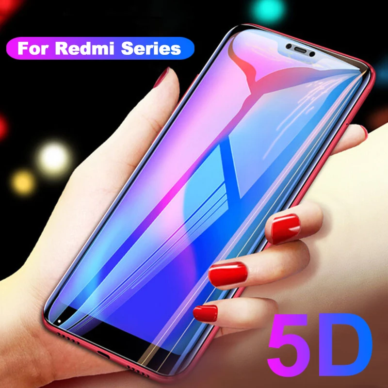 5d Защитное стекло для Xiaomi Redmi Note 4x5 Plus 6 Pro Note5 5pro Global indian Tempered Glas чехол на Ksiomi xiomi poco f1