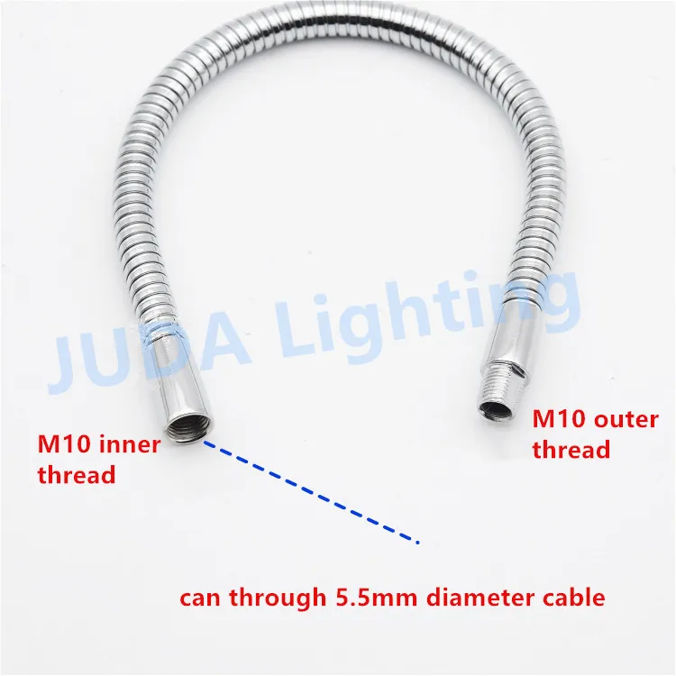 Высокого качества гибкий металлический шланг M10 шланг для настольной лампы освещения аксессуары