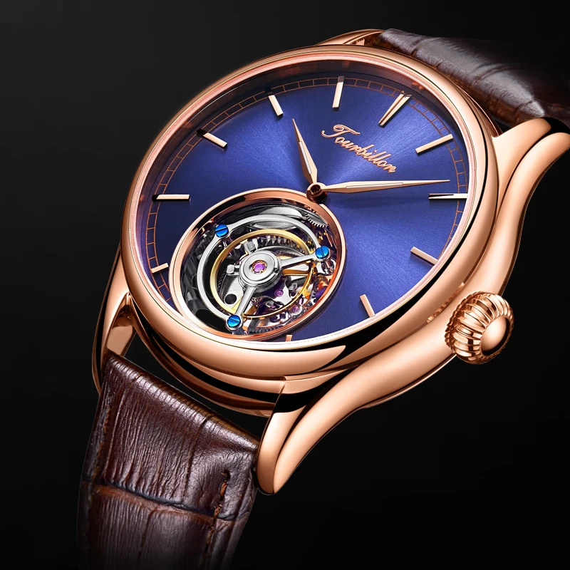 Настоящие Tourbillon, мужские часы, Копейка, механические часы, Топ бренд, роскошные Tourbillon, для мужчин, t, мужские часы, montre homme, 7005G