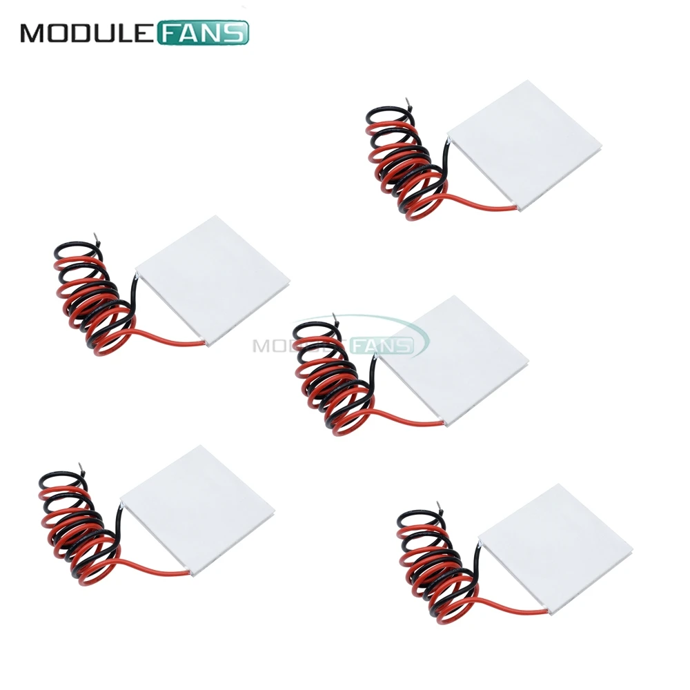 

5PCS TEC1 SP1848-27145 TEC Thermoelectric Heatsink Cooler Peltier Plate Module For for Power Generation Diy Electronic