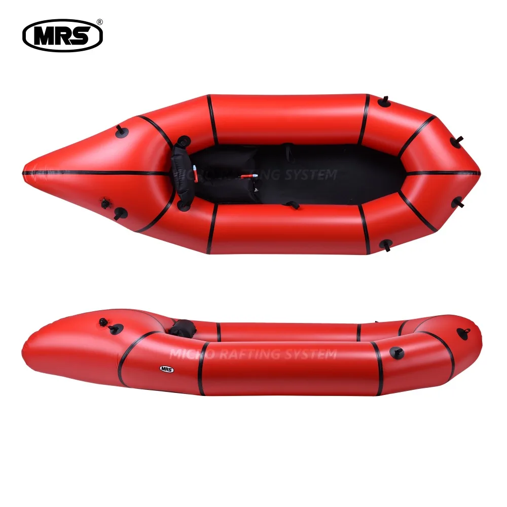 

[MRS][Ponto]Micro rafting systems red ultra-light inflatable packraft Kayak boat for fishing go hiking