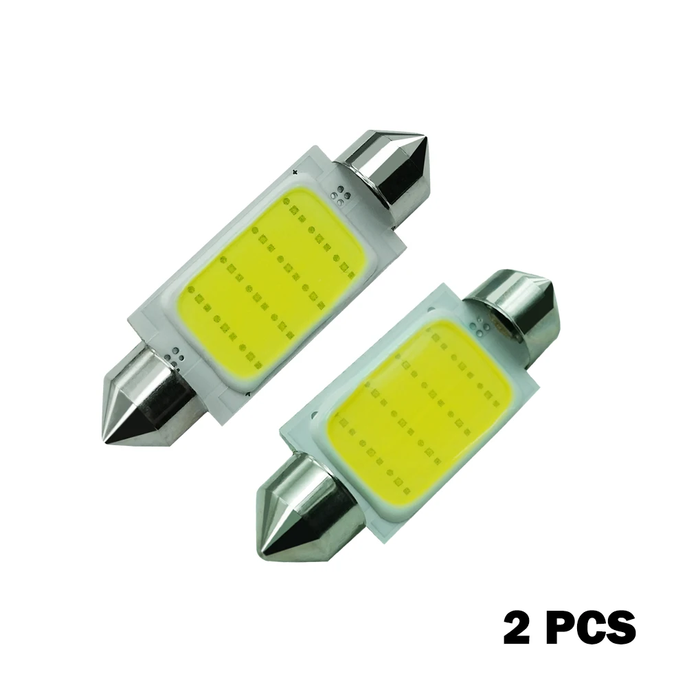 

2pcs Festoon COB LED Bulbs 31MM 36MM 39MM 42MM Car Styling Readling Parking Dome Door Interior Lights Trunk Signal Bulb Lamp