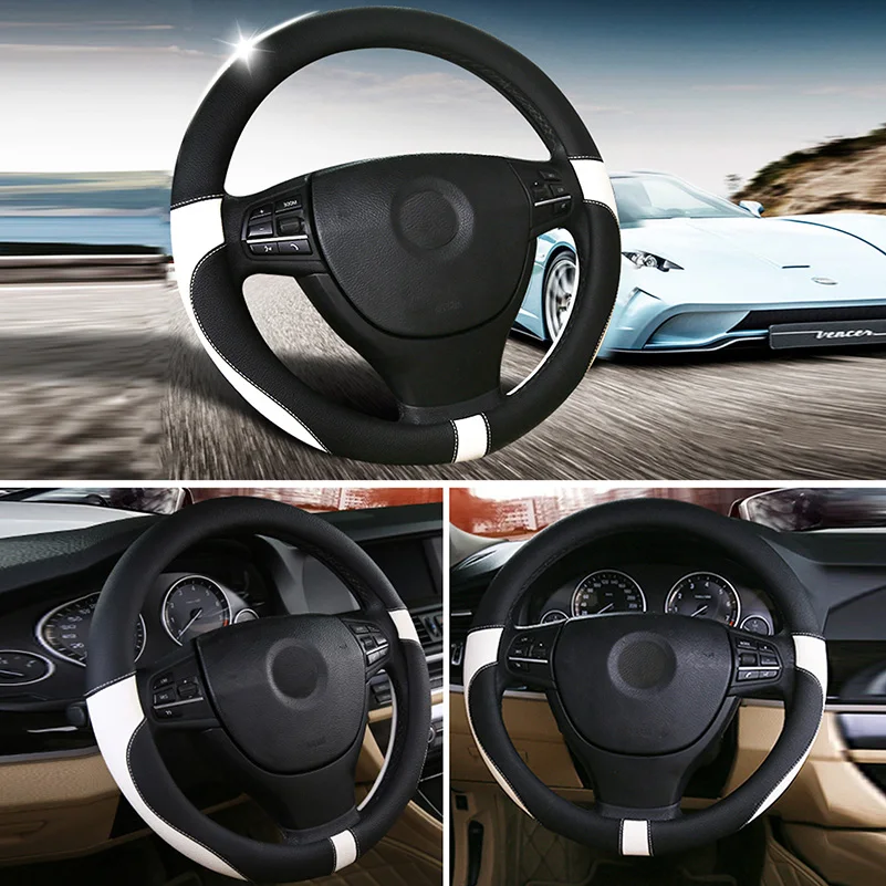 

Leather Auto Car Steering Wheel Cover For BMW E46 E60 E90 E30 F30 F10 E36 E39 E92 E93 F15 F16 E85 E86 E34 E38 E53 X5 X3 X1 M3 M5