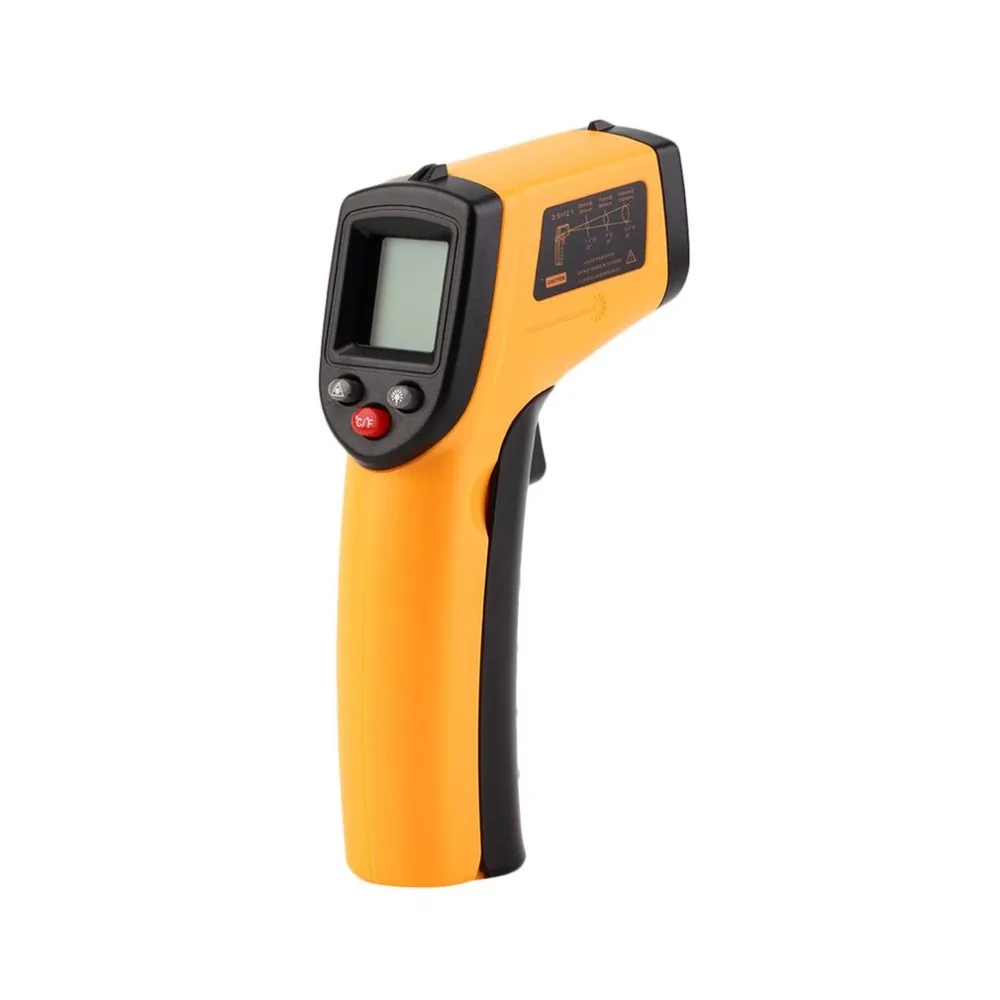 Non-Contact Digital LCD Infrared Thermometer Gun IR Laser Point Thermal Imaging Temperature Handheld Meter Pyrometer | Инструменты