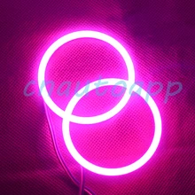 Глаза ангела Супер светодиодное световое кольцо для автомобильных фар мотоцикла 50 мм 5 Вт x 2(одна пара) Белый/янтарный/красный/зеленый/синий