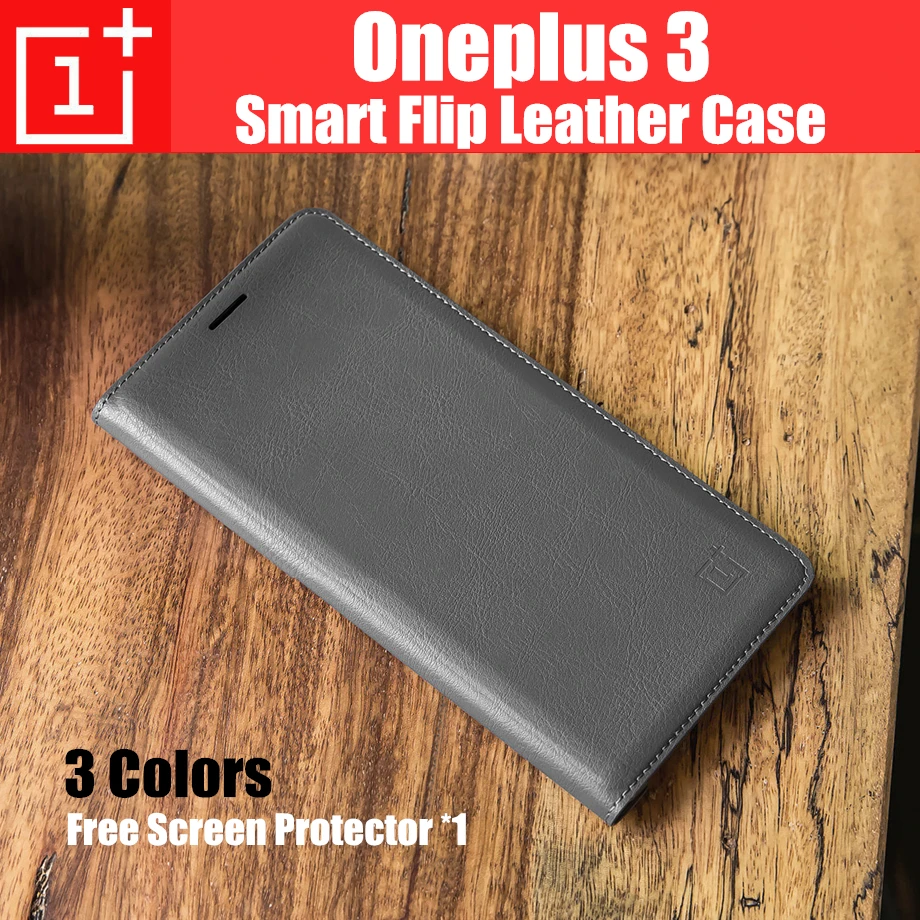 

oneplus 3T case rain A3010 smart flip cover leather back cases for oneplus3 based on Sleep/Wake Up+Card Slot oneplus 3 a3000
