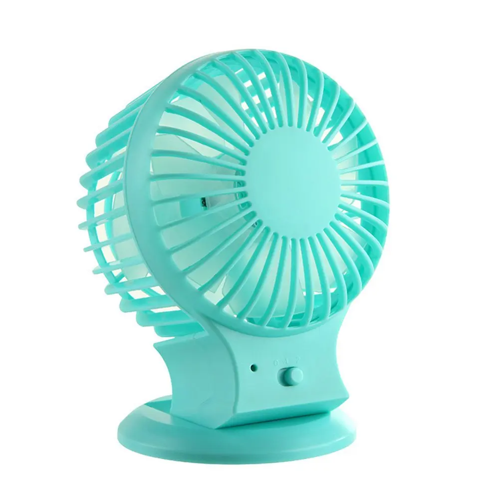 

Low Noise Compact Handheld USB Fan Cooler Cooling Fan Double Blades Rechargeable Handy Small Desk Desktop USB Cooling Fan