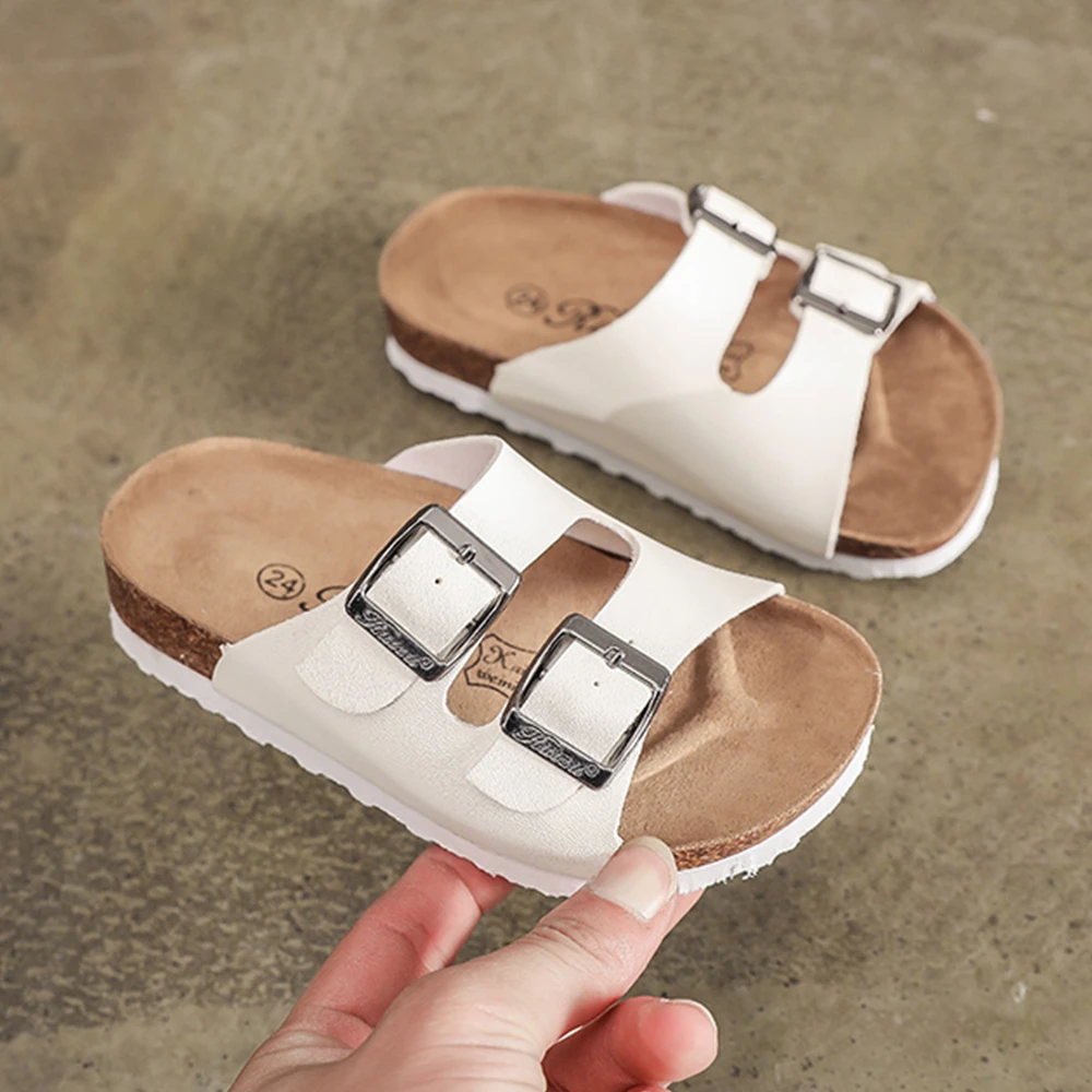 baby cork sandals