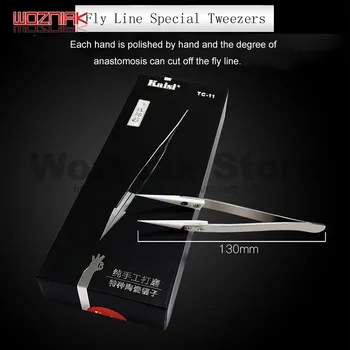 

Cellphone Repairs Antistatic ceramic tweezers High temperature maintenance tweezers Hand grind fly wire tweezers